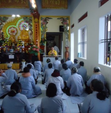 Thăng bình: Chùa Phước Ấm tổ chức khóa tu niệm Phật lần thứ 25