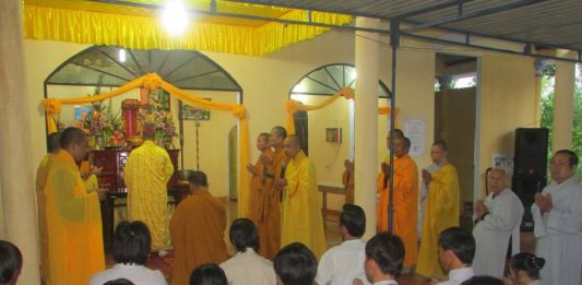 Phú Ninh: Lễ nhập quan Đại đức Thích Như Lâm