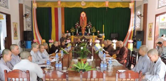 Thăng Bình: Phật giáo huyện hội nghị triển khai công tác Phật sự quý II năm 2015