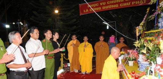 Tiên Phước: Trang nghiêm tổ chức Phật đản tại trụ sở giáo hội huyện