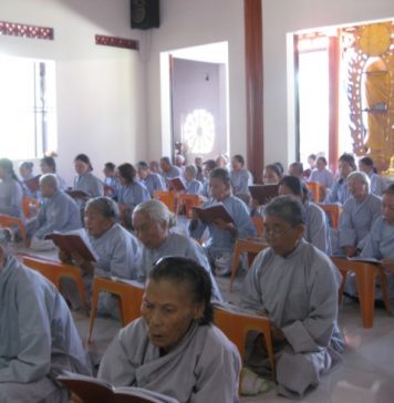 Thăng Bình: Chùa Phước Ấm tổ chức khóa tu niệm Phật