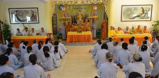 Duy Xuyên: Ban trị sự tổ chức khóa tu an lạc lần 2