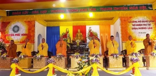 Phú Ninh: Lễ bổ nhiệm trụ trì chùa Dương Lâm