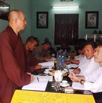 Phú Ninh: Ban Trị sự làm việc với các ban ngành lãnh đạo huyện