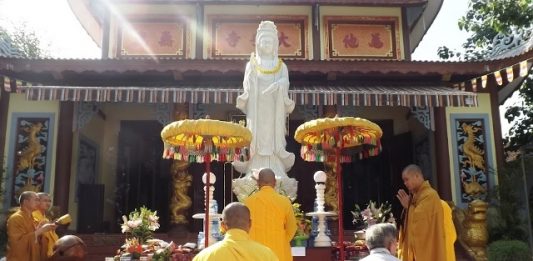 Phú Ninh: An vị tôn tượng Quán Thế Âm tại chùa Đại An