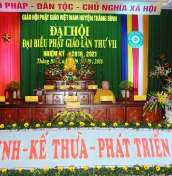 Thăng Bình: Phiên trù bị Đại hội đại biểu Phật giáo nhiệm kỳ VII