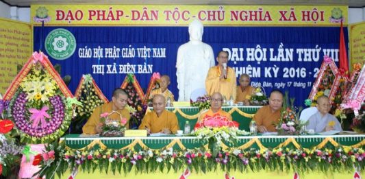 Điện Bàn: Đại hội đại biểu Phật giáo thị xã nhiệm kỳ VIII (2016-2021)