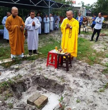 Thăng Bình: Khởi công xây dựng trung tâm chuyên tu tại chùa Phước Ấm