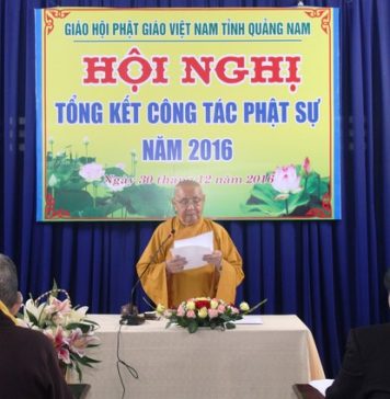 Phật giáo Quảng Nam tổng kết Phật sự năm 2016