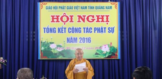Phật giáo Quảng Nam tổng kết Phật sự năm 2016