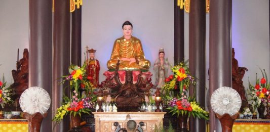 Phú Ninh: Lễ an vị tôn tượng Phật tại chùa Minh Đức