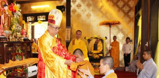 Núi Thành: Lễ khai kinh bạch Phật, thọ tang cố ĐĐ.Thích Huệ Hạnh