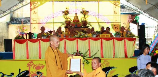 Thăng Bình: Bổ nhiệm trụ trì chùa Xuân Quang