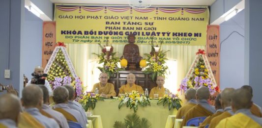 Khai giảng khóa bồi dưỡng Giới luật Tỳ-kheo-ni tại chùa Bảo Thắng – TP.Hội An