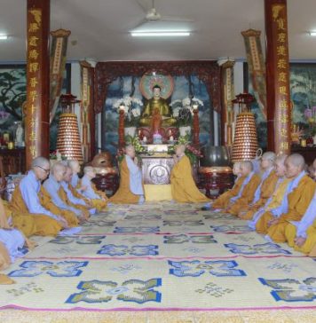 Chư Ni Phật giáo Quảng Nam trang nghiêm kiết giới an cư tại 3 địa điểm