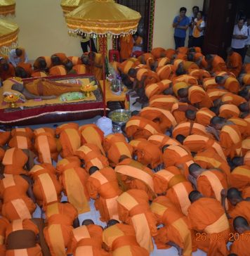 Lễ nhập kim quan Trưởng lão HT.Danh Nhưỡng