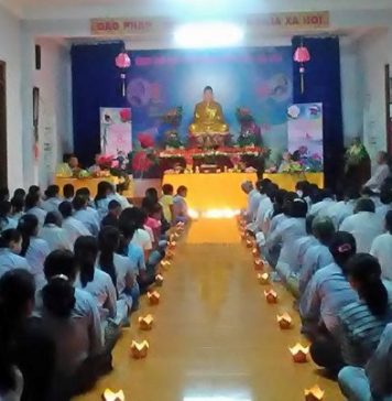 Hiệp Đức: Lễ Vu lan cài hoa hiếu hạnh ở chùa Long Hoa