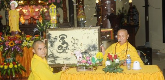 Tam Kỳ: Chùa Đạo Nguyên tổ chức lễ Vu lan, mừng thọ phật tử