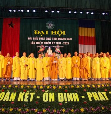 Trang nghiêm tổ chức Đại hội Đại biểu Phật giáo Quảng Nam lần thứ V (nhiệm kỳ 2017-2022)