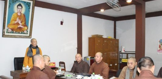 Ban Thường trực BTS PG Quảng Nam họp triển khai Phật sự