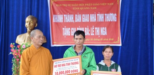 BTS PG tỉnh Quảng Nam bàn giao nhà tình thương tại huyện Bắc Trà My