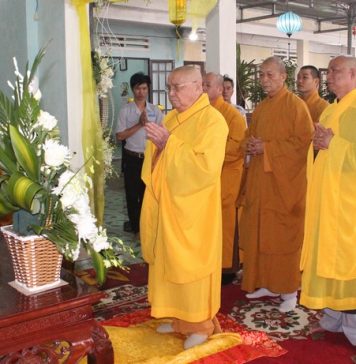 Đại Lộc: Thường trực BTS PG Quảng Nam viếng tang TT.Thích Hạnh Thông