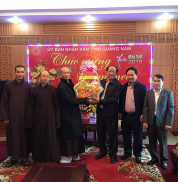 BTS PG tỉnh Quảng Nam thăm chúc Tết UBND tỉnh