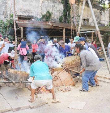 Tam Kỳ: Chùa Hòa An làm lễ rót đồng đúc 2 tôn tượng Bồ Tát