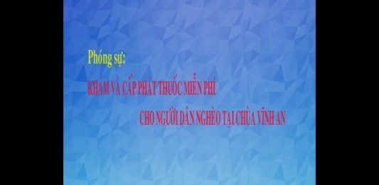 Phóng sự: Khám và cấp phát thuốc miễn phí tại chùa Vĩnh An – Núi Thành