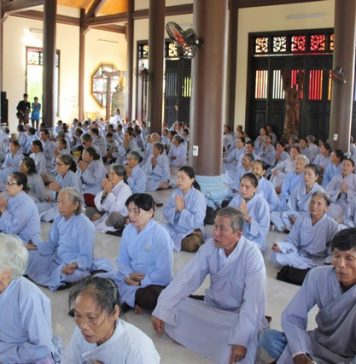Tam Kỳ: Phật giáo thành phố tổ chức khóa tu một ngày an lạc