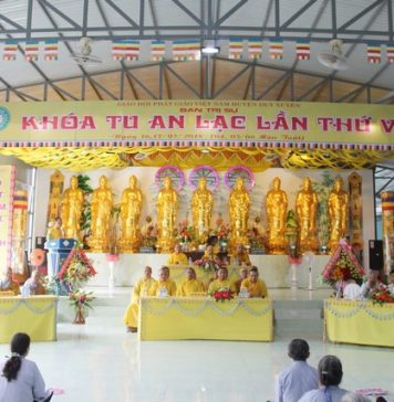 Duy Xuyên: Phật giáo huyện tổ chức khóa tu an lạc lần thứ 5 tại chùa Duy Trung