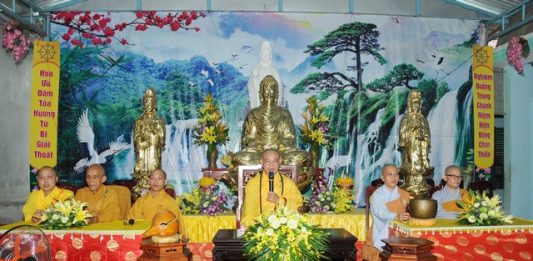 Thăng Bình: Tổ chức đạo tràng tu bát quan trai theo cụm tại chùa Pháp Nguyên