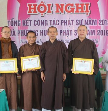 Núi Thành: BTS PG huyện tổ chức Hội nghị tổng kết công tác Phật sự năm 2018
