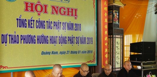 BTS Phật giáo Quảng Nam tổng kết Phật sự năm 2018