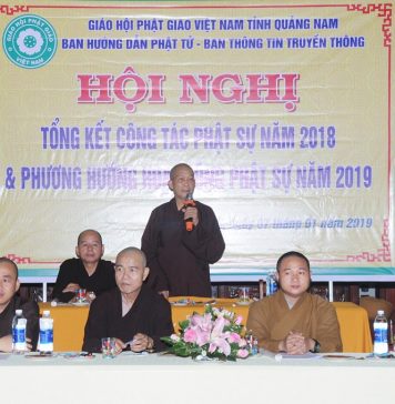 Ban HDPT, TTTT Phật giáo Quảng Nam tổng kết công tác Phật sự năm 2018