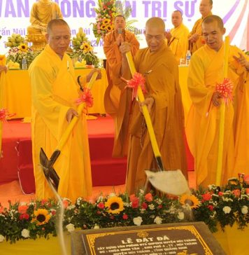 Núi Thành: Đặt đá khởi công xây dựng Trụ sở VP BTS PG huyện