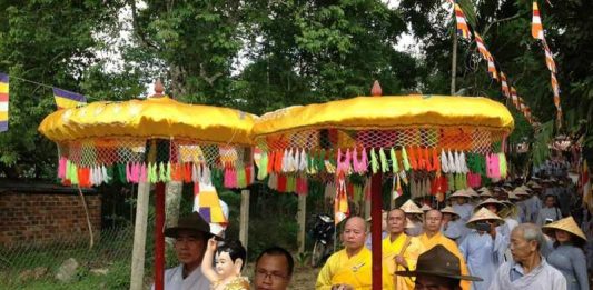 Tiên Phước: Lần đầu tiên tổ chức lễ rước Phật tại huyện miền núi