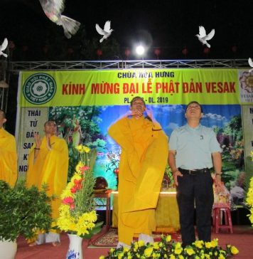 Núi Thành: Chùa Hòa Hưng tổ chức Đại lễ Phật đản PL.2563