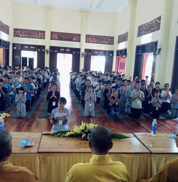 Đại Lộc: Khóa tu mùa hè “Hương pháp vào đời” tại tổ đình Cổ Lâm