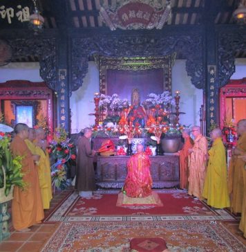 Hội An: Môn phái Chúc Thánh giỗ Tổ Minh Hải tại tổ đình Chúc Thánh