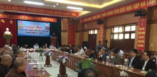 Núi Thành: Gặp mặt chức sắc, chức việc các tôn giáo nhân dịp xuân Canh Tý – 2020