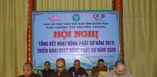 Ban Thông tin Truyền thông PG tỉnh Quảng Nam triển khai công tác Phật sự năm 2020
