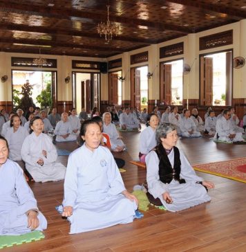 Tam Kỳ: Khóa tu Bát quan trai đầu năm tại chùa Hòa An