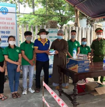 Duy Xuyên: Chùa Phước Sơn ủng hộ công tác phòng chống dịch Covid-19
