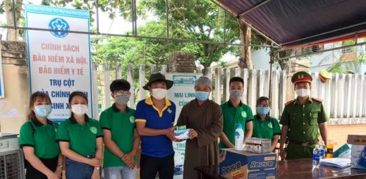 Duy Xuyên: Chùa Phước Sơn ủng hộ công tác phòng chống dịch Covid-19