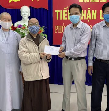 Video QCB: Phật giáo miền núi Nông Sơn ủng hộ chống dịch Covid-19