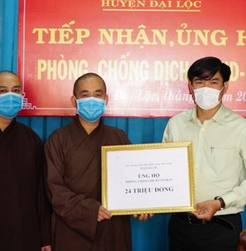 Video QCB: Phật giáo Đại Lộc hỗ trợ phòng chống dịch Covid-19