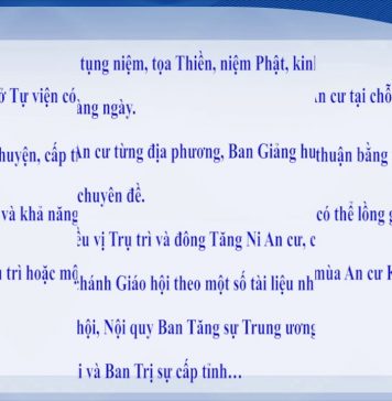Video QCB: Thông bạch của HĐTS về việc tổ chức An cư kiết hạ PL.2564