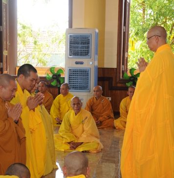 Tam Kỳ: Chư Tăng kiết giới an cư PL.2564 tại chùa Hòa An