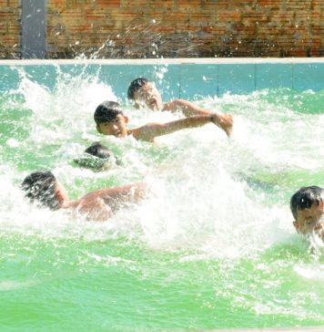 Thăng Bình: GĐPT chùa Tất Viên tập huấn kỹ năng bơi lội cho đoàn sinh